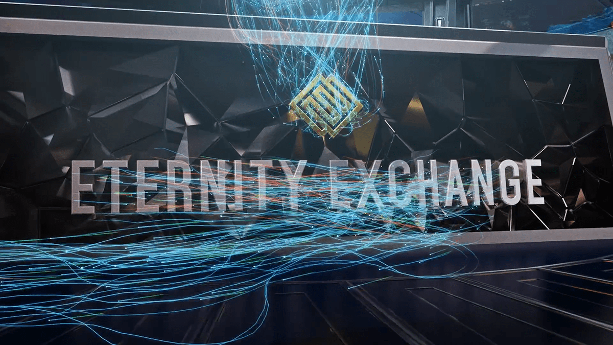 Original Behance presentation frame from Eternity Exchange — Explainer.